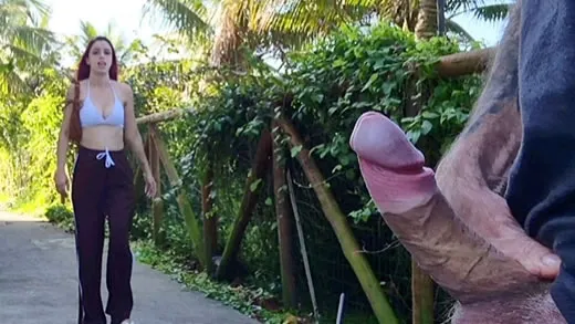 Imagen del video Paja arriesgada en un parque p&uacute;blico